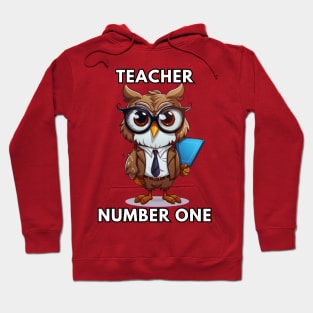 Teacher Number One Gift Hoodie